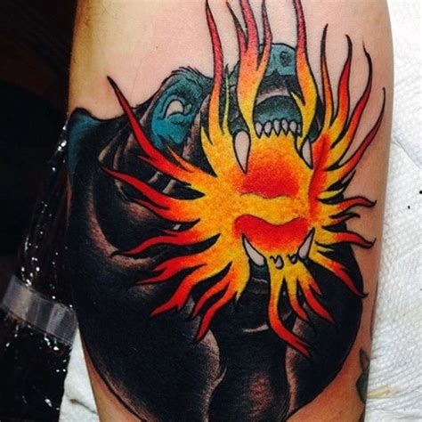 Tatuajes de llamas de fuego – 50 diseños, significado。